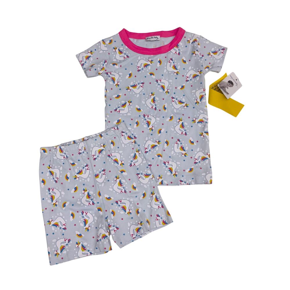 NWT Magnolia Baby Size 18/24M Unicorn Floatie PJs